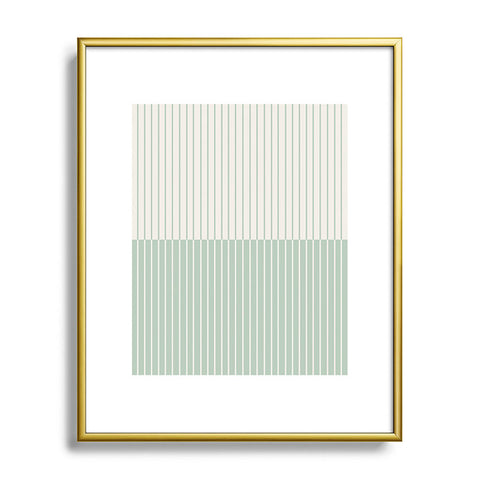 Colour Poems Color Block Lines XXIX Metal Framed Art Print