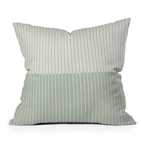 Colour Poems Color Block Lines XXIX Outdoor Throw Pillow