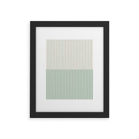 Colour Poems Color Block Lines XXIX Framed Art Print