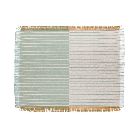 Colour Poems Color Block Lines XXIX Throw Blanket