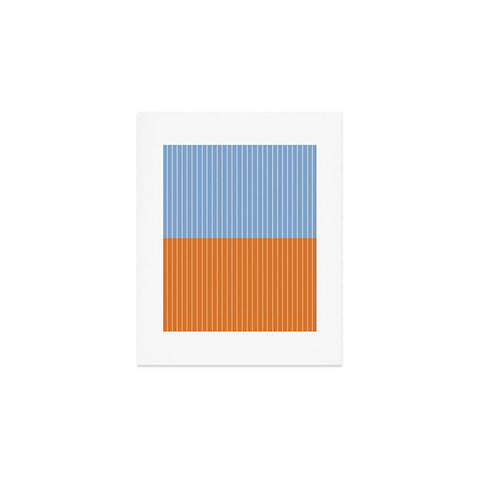 Colour Poems Color Block Lines XXV Art Print