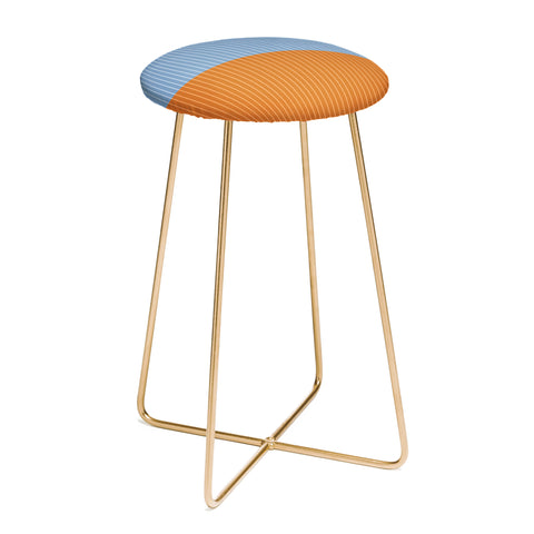 Colour Poems Color Block Lines XXV Counter Stool