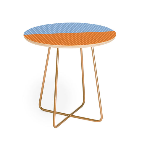 Colour Poems Color Block Lines XXV Round Side Table