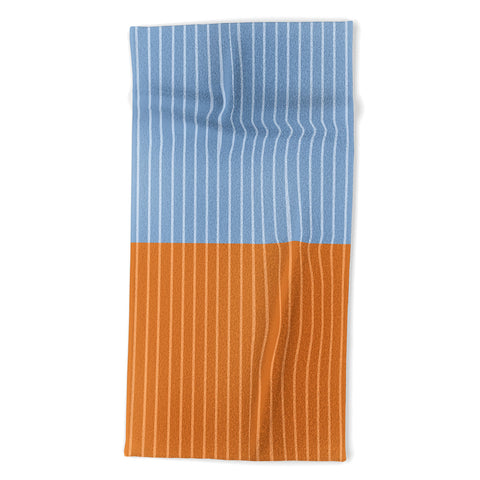 Colour Poems Color Block Lines XXV Beach Towel