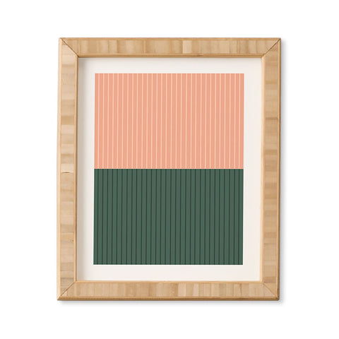 Colour Poems Color Block Lines XXVII Framed Wall Art
