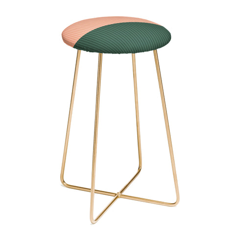 Colour Poems Color Block Lines XXVII Counter Stool