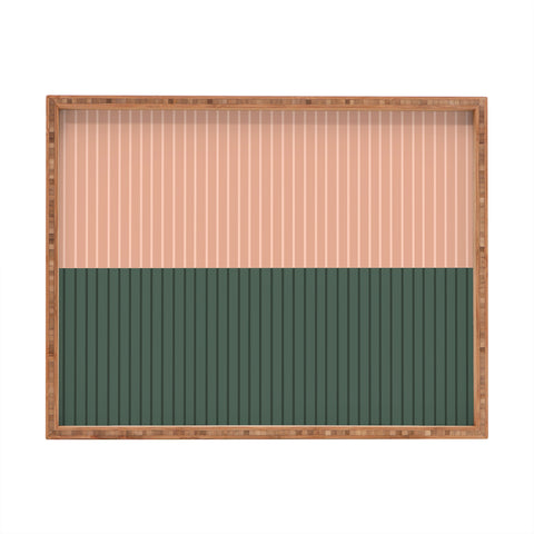 Colour Poems Color Block Lines XXVII Rectangular Tray
