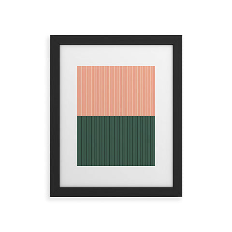 Colour Poems Color Block Lines XXVII Framed Art Print