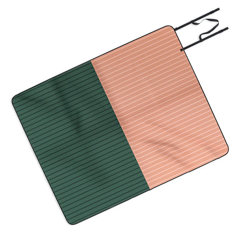 Colour Poems Color Block Lines XXVII Picnic Blanket