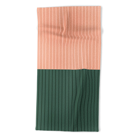 Colour Poems Color Block Lines XXVII Beach Towel