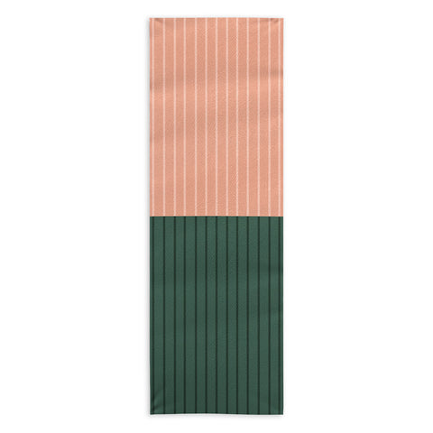 Colour Poems Color Block Lines XXVII Yoga Towel