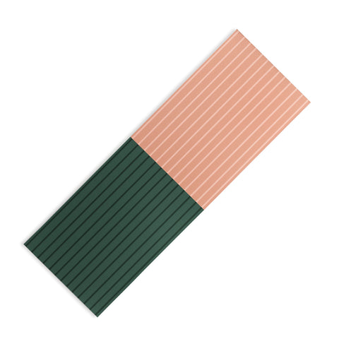 Colour Poems Color Block Lines XXVII Yoga Mat