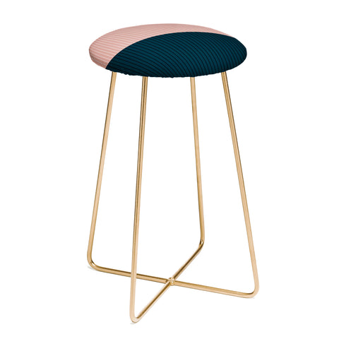 Colour Poems Color Block Lines XXVIII Counter Stool
