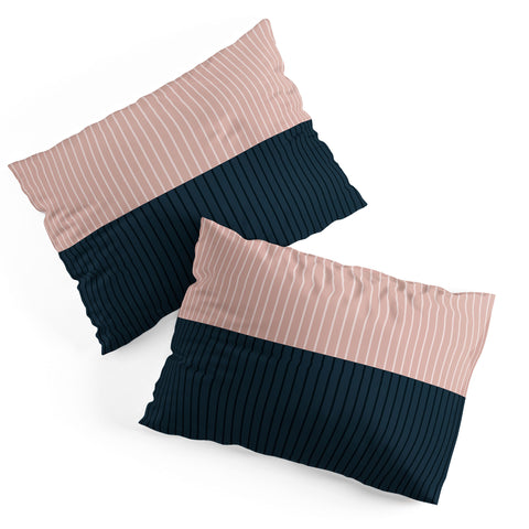 Colour Poems Color Block Lines XXVIII Pillow Shams