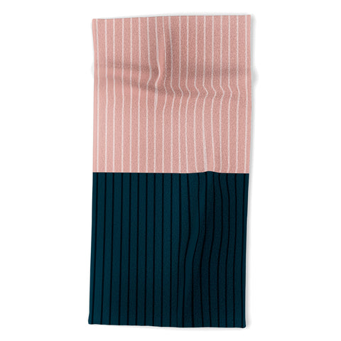 Colour Poems Color Block Lines XXVIII Beach Towel