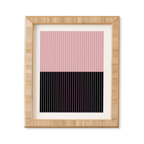 Colour Poems Color Block Lines XXXI Framed Wall Art