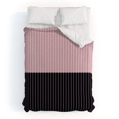 Colour Poems Color Block Lines XXXI Duvet Cover