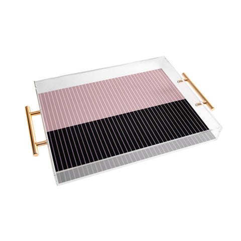 Colour Poems Color Block Lines XXXI Acrylic Tray