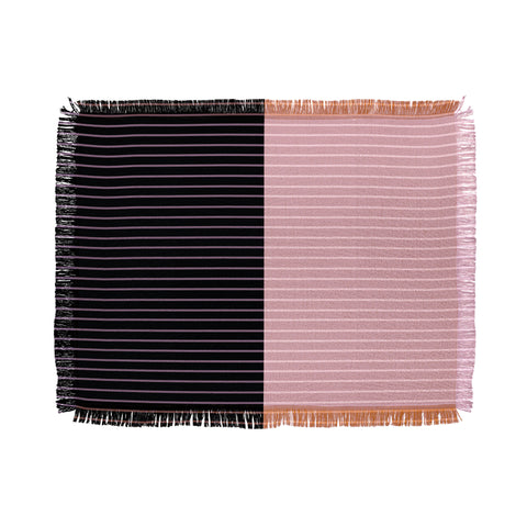 Colour Poems Color Block Lines XXXI Throw Blanket