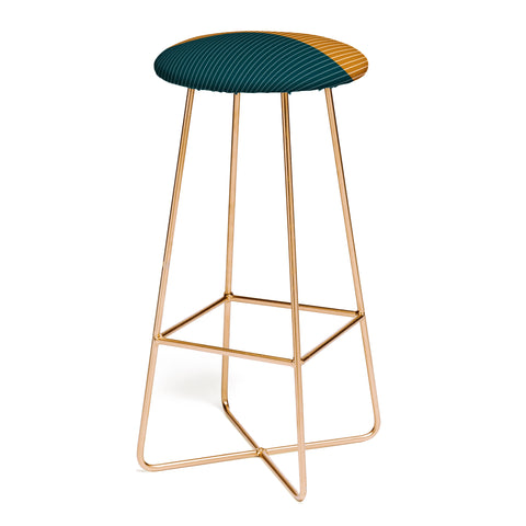 Colour Poems Color Block Lines XXXII Bar Stool