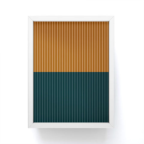 Colour Poems Color Block Lines XXXII Framed Mini Art Print