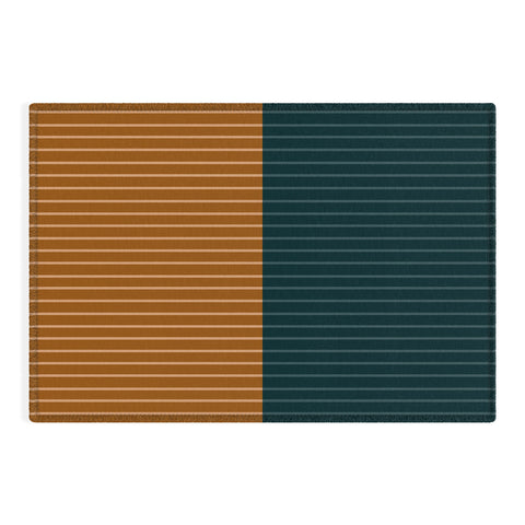 Colour Poems Color Block Lines XXXII Outdoor Rug