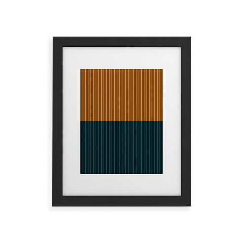 Colour Poems Color Block Lines XXXII Framed Art Print
