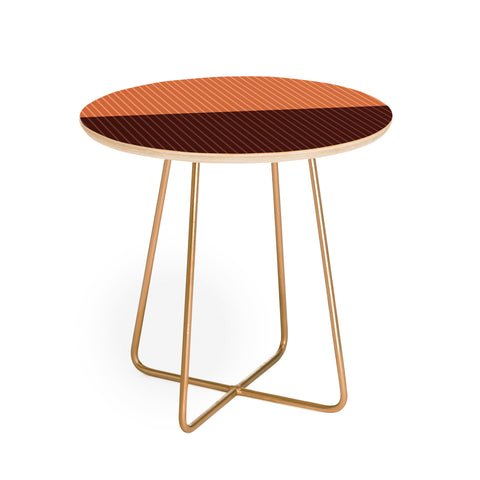 Colour Poems Color Block Lines XXXIII Round Side Table