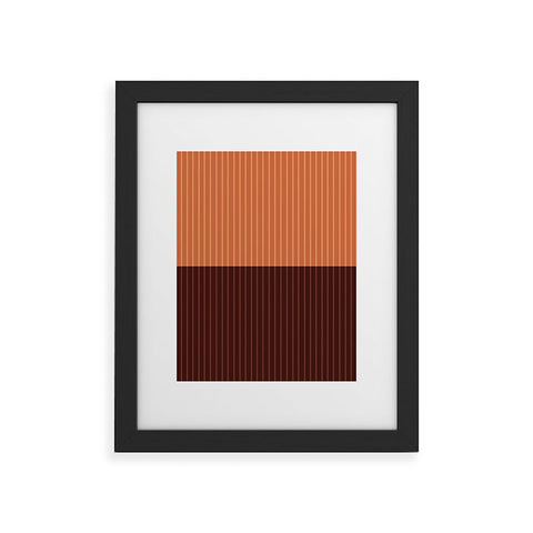 Colour Poems Color Block Lines XXXIII Framed Art Print