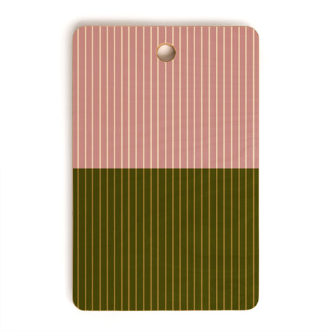 Colour Poems Color Block Lines XXXIV Cutting Board Rectangle