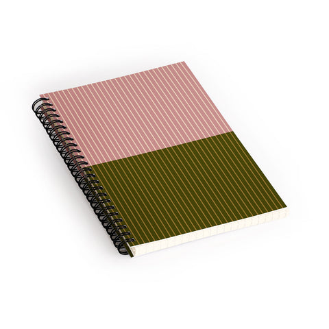 Colour Poems Color Block Lines XXXIV Spiral Notebook