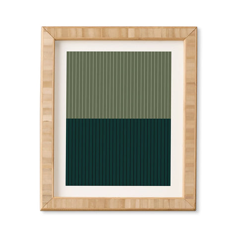Colour Poems Color Block Lines XXXIX Framed Wall Art