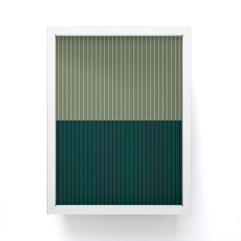 Colour Poems Color Block Lines XXXIX Framed Mini Art Print