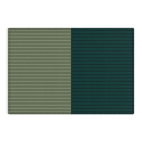 Colour Poems Color Block Lines XXXIX Outdoor Rug
