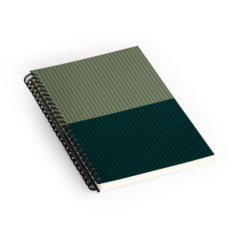 Colour Poems Color Block Lines XXXIX Spiral Notebook