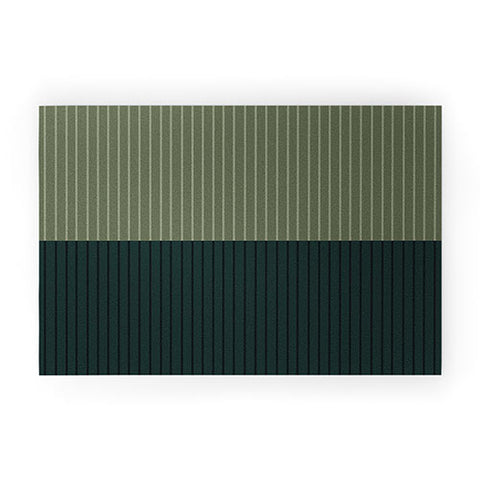 Colour Poems Color Block Lines XXXIX Welcome Mat