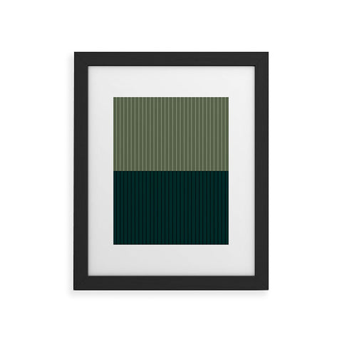 Colour Poems Color Block Lines XXXIX Framed Art Print