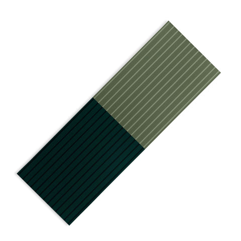 Colour Poems Color Block Lines XXXIX Yoga Mat