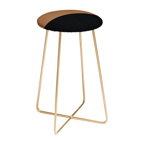 Colour Poems Color Block Lines XXXVI Counter Stool