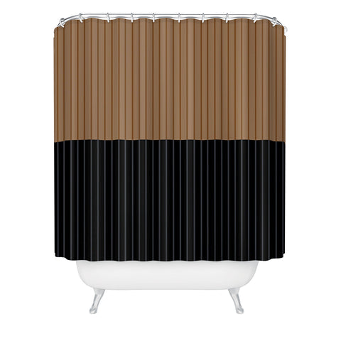 Colour Poems Color Block Lines XXXVI Shower Curtain