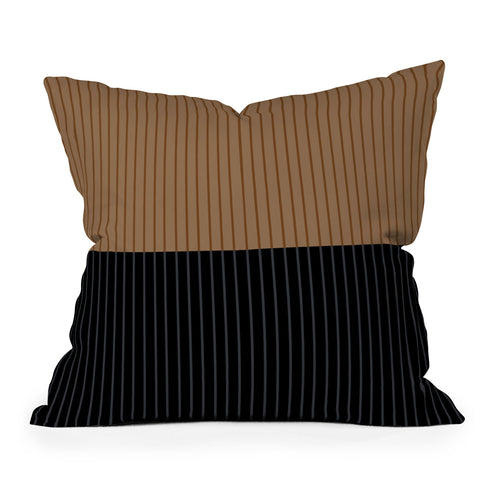 Colour Poems Color Block Lines XXXVI Throw Pillow