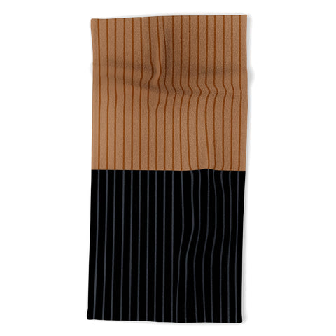 Colour Poems Color Block Lines XXXVI Beach Towel