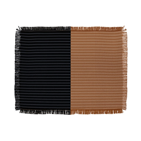 Colour Poems Color Block Lines XXXVI Throw Blanket