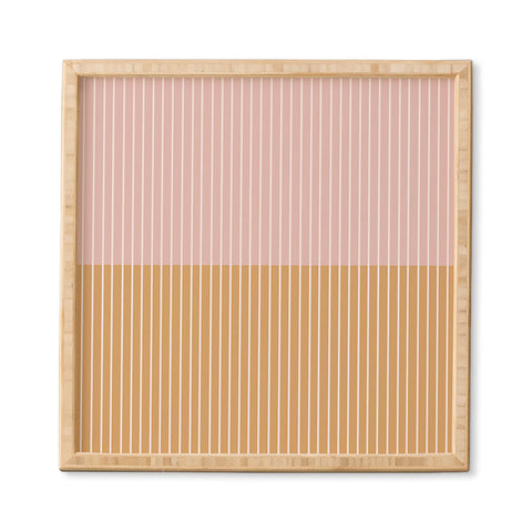 Colour Poems Color Block Lines XXXVII Framed Wall Art