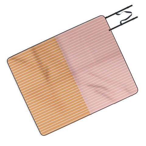 Colour Poems Color Block Lines XXXVII Picnic Blanket