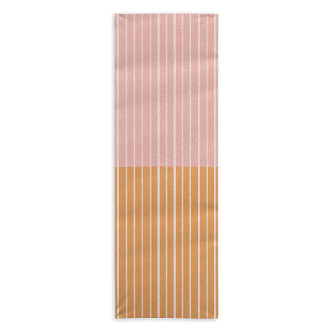 Colour Poems Color Block Lines XXXVII Yoga Towel