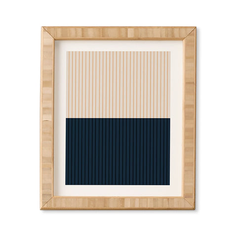 Colour Poems Color Block Lines XXXX Framed Wall Art