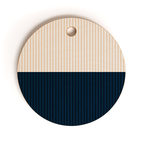 Colour Poems Color Block Lines XXXX Cutting Board Round