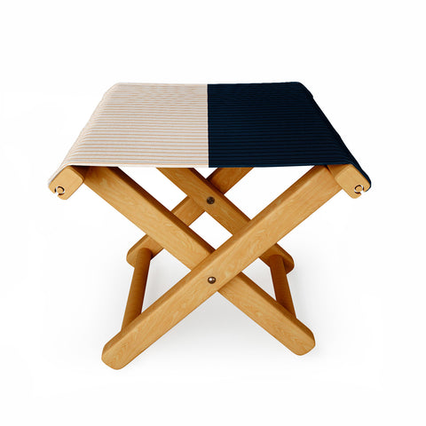 Colour Poems Color Block Lines XXXX Folding Stool
