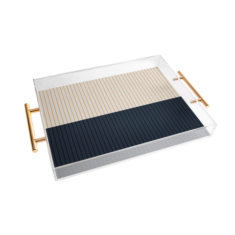 Colour Poems Color Block Lines XXXX Acrylic Tray